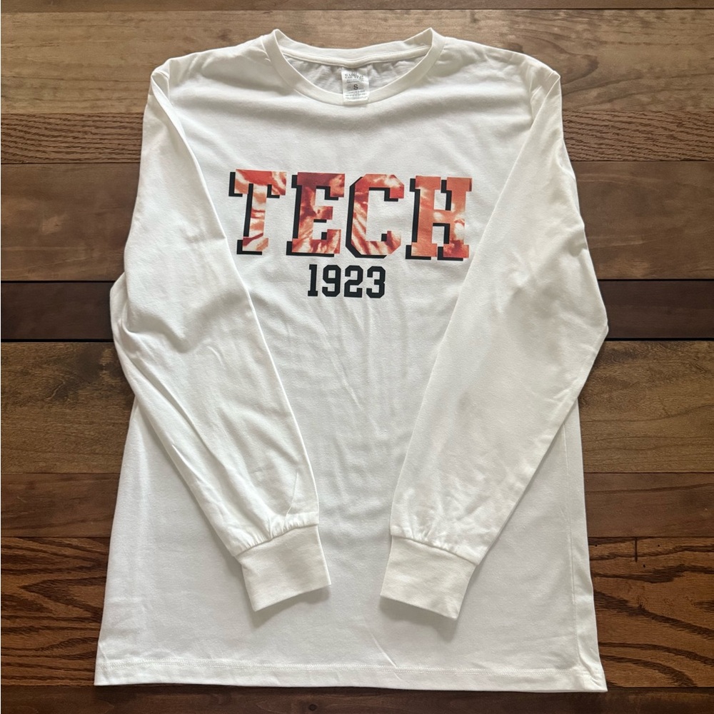 Texas Tech White Long Sleeve Graphic Tee
